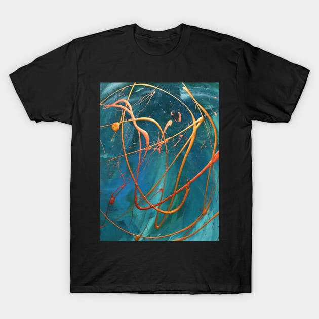 Cosmic Orbit T-Shirt by JPazAbstractArt